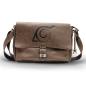 Preview: Abysse Corp Naruto Shippuden Tasche Konoha Logo Cosplay Umhängetasche Schultertasche Braun