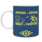 Preview: Fallout - Vault Boy Tasse Surface Never Vault Forever Gechenkbox 1