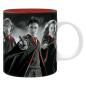 Preview: Harry Potter Keramik Tasse Harry Hermine Ron Gryffindor Wappen Logo Geschenkbox 320ml