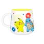 Preview: Pokemon Pikachu Schiggy Bisasam Müslischüssel + Tasse Logo Glumanda  Müslischale Kaffeebecher Geschenkbox Nintendo 3