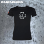 Preview: Rammstein Logo Damen T-Shirt Glow in the Dark