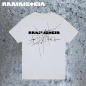 Preview: Rammstein Logo T-Shirt Herren Weiss