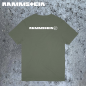 Preview: Rammstein Logo Herren T-Shirt Oliv