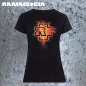Preview: Rammstein Lava Logo Damen T-Shirt