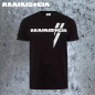 Preview: Rammstein weisse Balken Herren T-Shirt