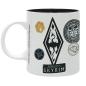 Preview: Skyrim Tasse Dragonborn Kaffeebecher The Elder Scrolls Kaffeetasse Logo Abzeichen Mug Geschenkbox 1