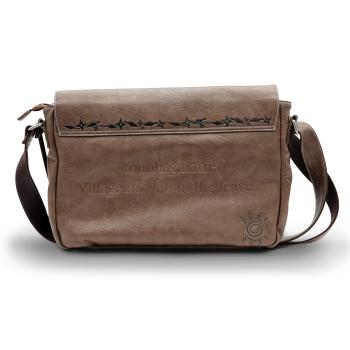 Abysse Corp Naruto Shippuden Tasche Konoha Logo Cosplay Umhängetasche Schultertasche Braun 1