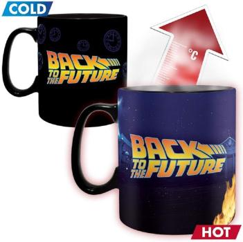 Back to The Future Tasse Delorean Zurück in die Zukunft Thermoeffekt Kaffeebecher 460 ml Keramik Geschenkbox 1