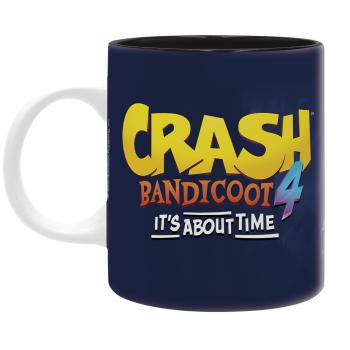 Preview: Crash Bandicoot 4 Tasse Crash Bandicoot Its About Time Kaffeebecher Logo Mug Keramik Geschenkbox 1
