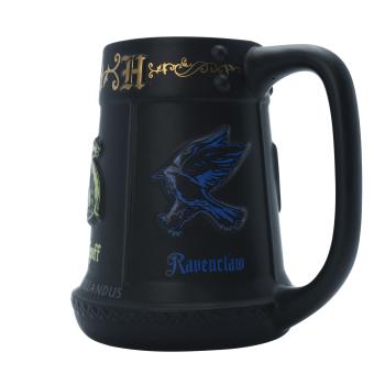 Harry Potter 3D Krug Bierkrug Hogwarts Schulwappen Gryffindor Slytherin Hufflepuff Ravenclaw 450 ml 3
