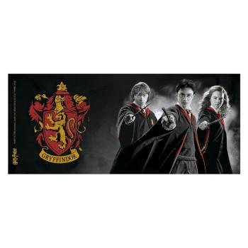Harry Potter Keramik Tasse Harry Hermine Ron Gryffindor Wappen Logo Geschenkbox 320ml 2