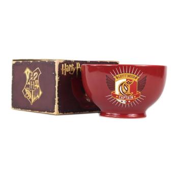 Preview: Harry Potter Müslischale Gryffindor Schüssel Crest Logo Müslischüssel keramik Schale Quidditch Captain Rot 1