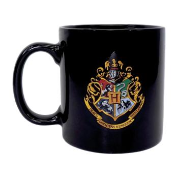 Harry Potter Tasse Slytherin Uniform Thermoeffekt Kaffeetasse Hogwarts Logo Crest Mug Keramik Geschenkbox 4