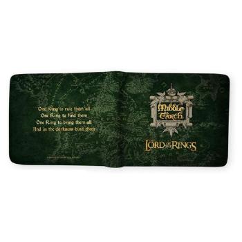 Herr der Ringe Geldbörse Mittelerde Middle Earth Logo Grün 2