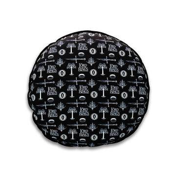 Preview: Herr der Ringe Kissen Der eine Ring Cushion Logo Elbenschrift 34 cm 1