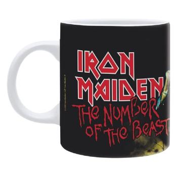 Iron Maiden Tasse Number of the Beast Kaffeebecher Logo Mug Geschenkbox 1