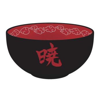 Naruto Shippuden Akatsuki Müslischale Schüssel Wolke Logo Müslischüssel Keramik Schale 600ml Schwarz ABYBOL035 1