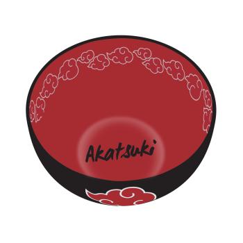 Naruto Shippuden Akatsuki Müslischale Schüssel Wolke Logo Müslischüssel Keramik Schale 600ml Schwarz ABYBOL035 2