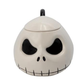Nightmare before Christmas Tasse Jack Skellington 3D Kaffeebecher Logo Face Kaffeetasse Mug Geschenkbox Disney 1