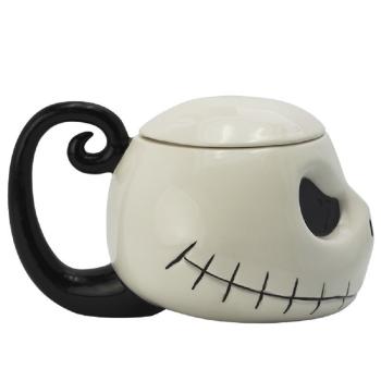 Nightmare before Christmas Tasse Jack Skellington 3D Kaffeebecher Logo Face Kaffeetasse Mug Geschenkbox Disney 2