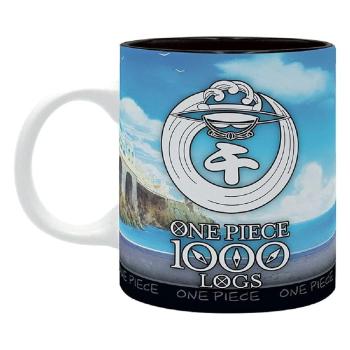 One Piece Tasse 1000 Logs  Kaffeebecher Luffy Ruffy Strohhut Bande Logo Mug Geschenkbox 1