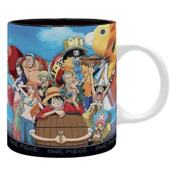 One Piece Tasse 1000 Logs  Kaffeebecher Luffy Ruffy Strohhut Bande Logo Mug Geschenkbox