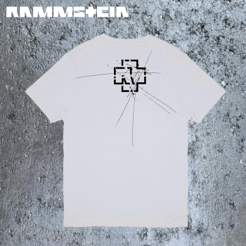 Preview: Rammstein Logo T-Shirt Herren Weiss