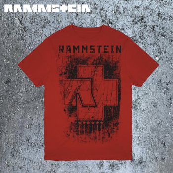 Rammstein Sechs Herzen T-Shirt Rot