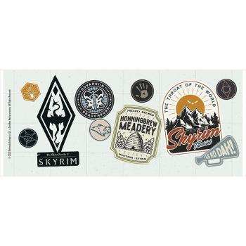 Preview: Skyrim Tasse Dragonborn Kaffeebecher The Elder Scrolls Kaffeetasse Logo Abzeichen Mug Geschenkbox 2