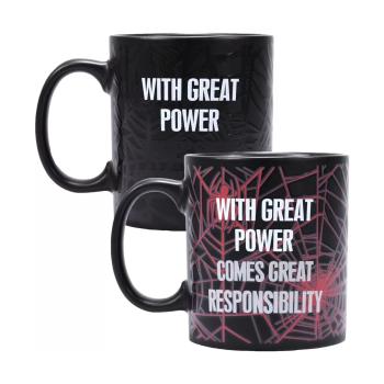 Spiderman Tasse Spider-Man Thermoeffekt Kaffeebecher Marvel Geschenkbox