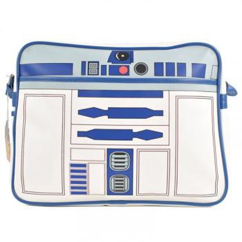 Star Wars Tasche Droide R2D2 Umhängetasche weiß Blau Schultertasche Logo