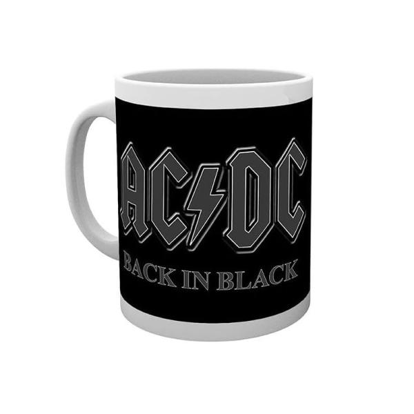 AC DC Tasse Back in Black Kaffeebecher Logo Mug Geschenkbox 1