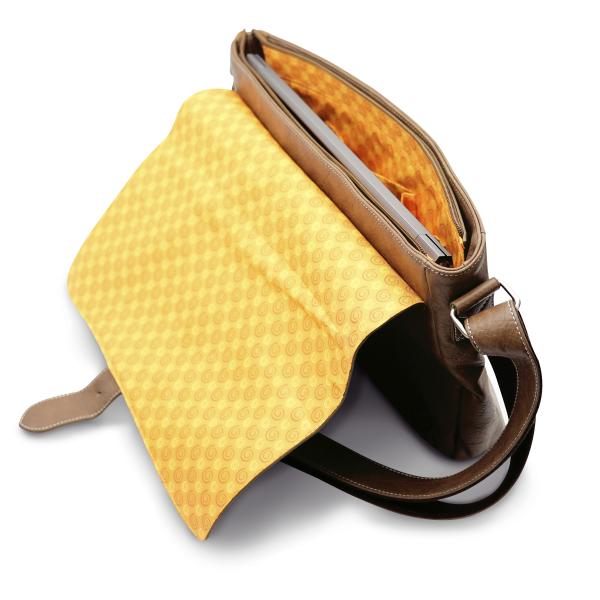 Abysse Corp Naruto Shippuden Tasche Konoha Logo Cosplay Umhängetasche Schultertasche Braun 4