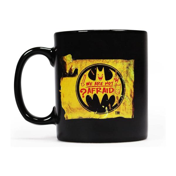Batman Tasse Villains Thermoeffekt Superhelden Kaffeebecher Logo Joker Mug We Are Not Afraid Geschenkbox