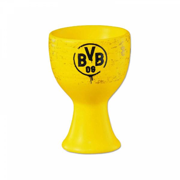 Borussia Dortmund BVB 09 Fussball Eierbecher 2er Set Die Gelbe Wand  Logo 2