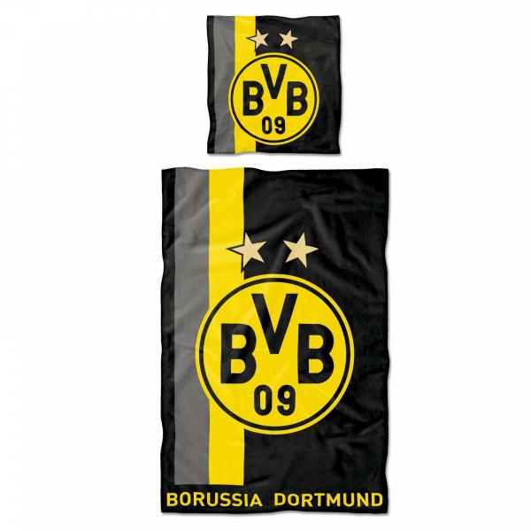 Borussia Dortmund BVB 09 Fussball Verein DFB Bettwäsche Logo Fanartikel