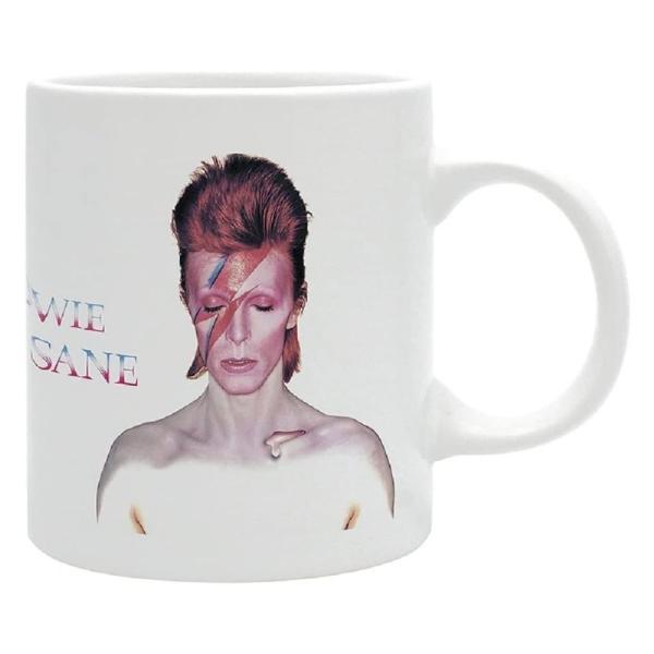 David Bowie Tasse Aladdin Sane Kaffeebecher Logo Mug Geschenkbox