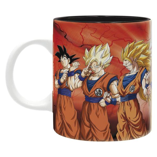 Dragonball Super Tasse Son Goku Transformations Kaffeebecher Logo Mug Geschenkbox 1