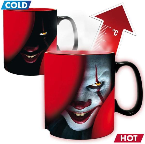 Es It Tasse Kaffeebecher Clown Pennywise Thermoeffekt  Warm Kalt Mug Geschenkbox