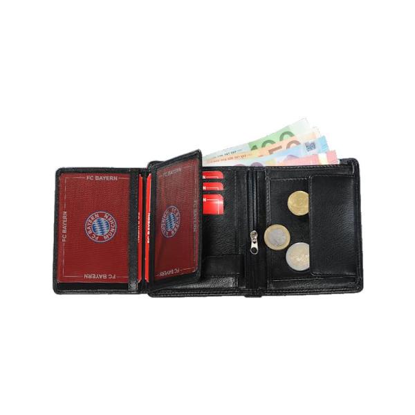 FC Bayern München DFB Fussball Verein Geldbörse Herren mit Pin Logo Merch Fanartikel 1