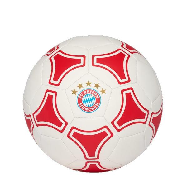 FC Bayern München DFB Verein Bundesliga Fußball Trainingsball Merch Fanartikel Logo weiß