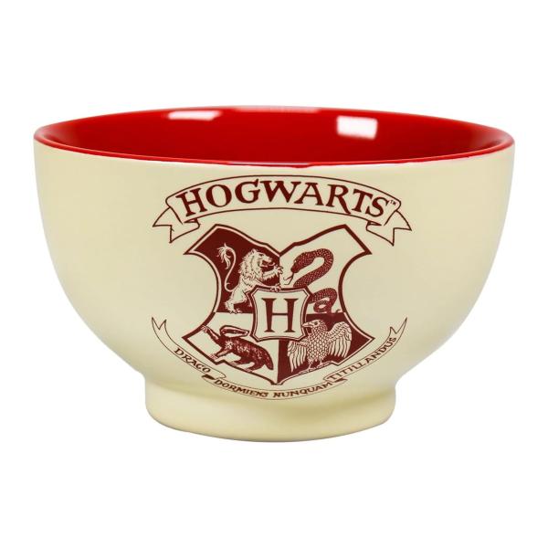 Harry Potter Müslischale Hogwarts Schüssel Crest Logo Müslischüssel keramik Schale Schulwappen Beige