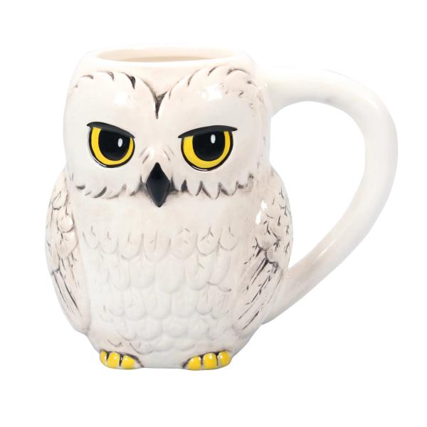 Harry Potter Tasse Eule Hedwig 3D Kaffeebecher 425ml Logo Geschenkbox
