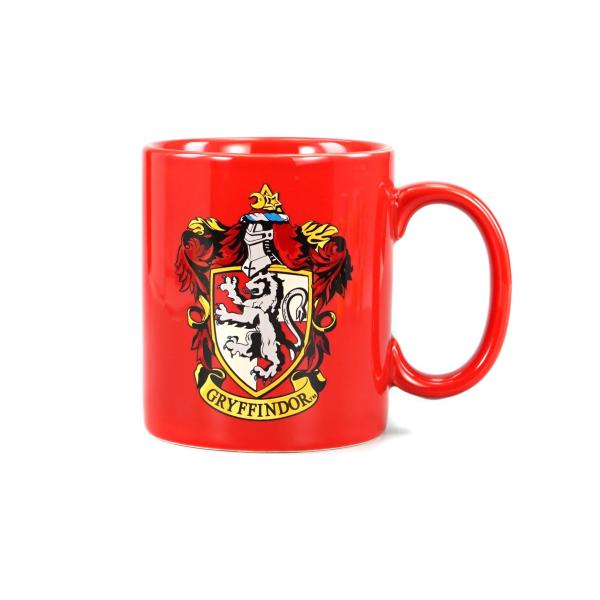 Harry Potter Tasse Gryffindor Logo Hogwarts Crest Mug Kaffeetasse Rot Keramik Geschenkbox