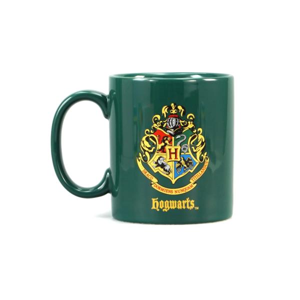 Harry Potter Tasse Slitherin Logo Hogwarts Crest Mug  Kaffeetasse Grün Keramik Geschenkbox 1