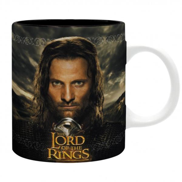 Herr der Ringe Tasse Aragorn Kaffeetasse Anduril König von Gondor Mug Keramik Geschenkbox