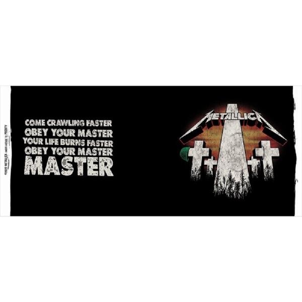 Metallica Tasse Master of Puppets Rock Logo Kaffeebecher Mug Geschenkbox 2