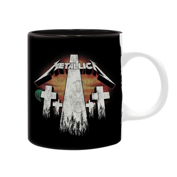 Metallica Tasse Master of Puppets Rock Logo Kaffeebecher Mug Geschenkbox