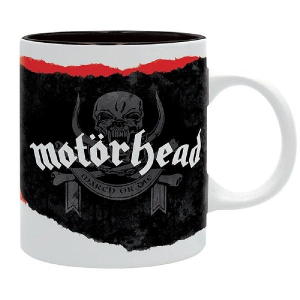 Motörhead Tasse March or Die Kaffeebecher Warpig Logo Mug Geschenkbox 1