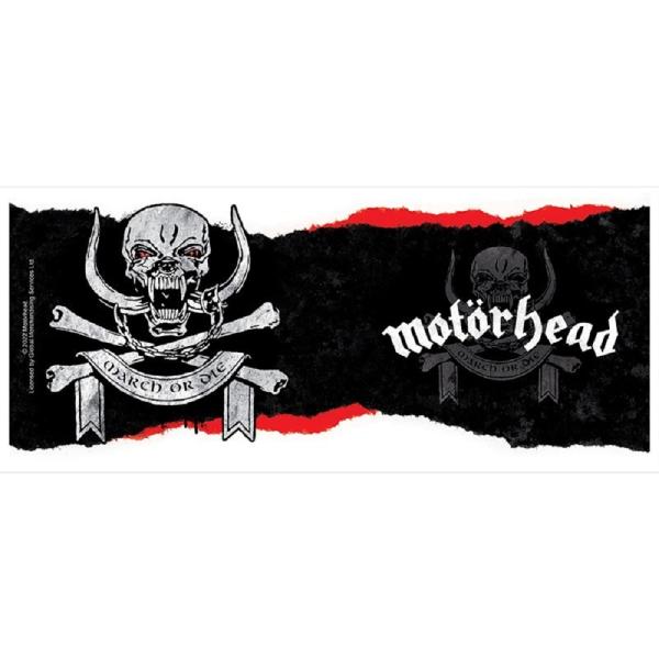Motörhead Tasse March or Die Kaffeebecher Warpig Logo Mug Geschenkbox 2